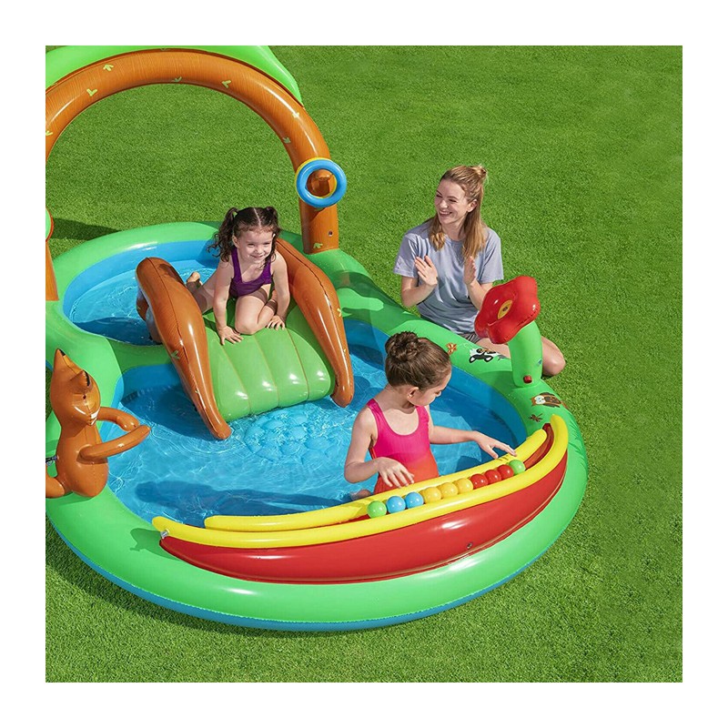 Bestway Play Center Gioco Gonfiabile Piccolo Campione Piscina per b...