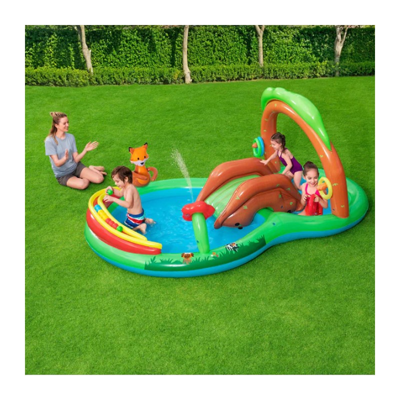 Bestway Play Center Gioco Gonfiabile Piccolo Campione Piscina per b...