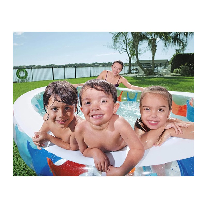 Bestway Piscina per bambini gonfiabile ovale 229x152x51 cm BESTWAY ...
