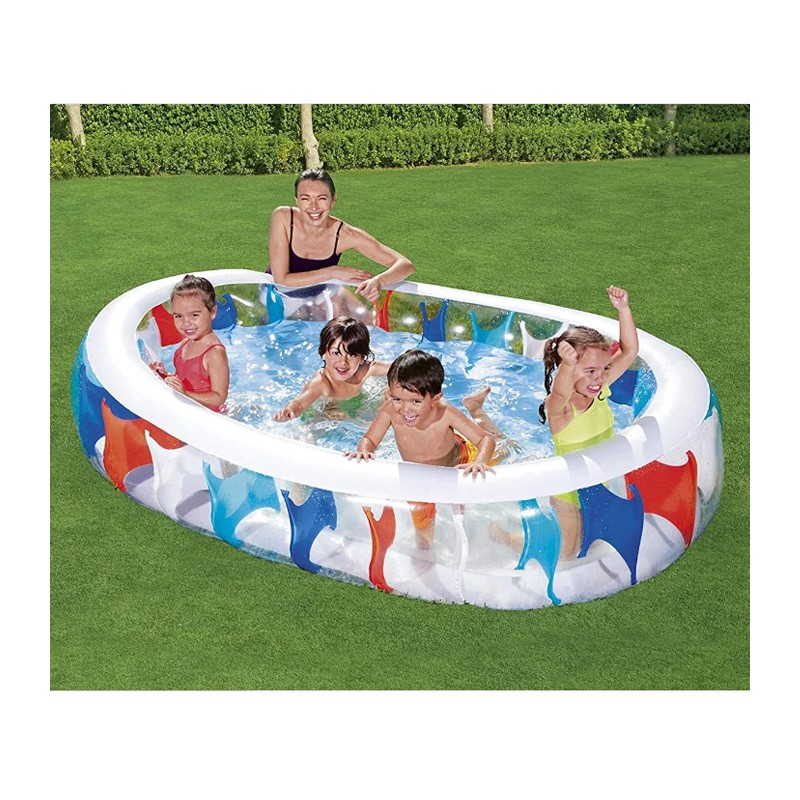 Bestway Piscina per bambini gonfiabile ovale 229x152x51 cm BESTWAY ...
