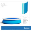 Piscina Fast Set Autoportante Tonda Bambini Giardino Estate 183x51cm Bestway