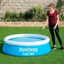 Piscina Fast Set Autoportante Tonda Bambini Giardino Estate 183x51cm Bestway