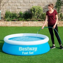 Piscina Fast Set Autoportante Tonda Bambini Giardino Estate 183x51cm Bestway