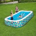 Bestway Piscina gonfiabile fuoriterra rettangolare bambini cm 229x152x56  54120