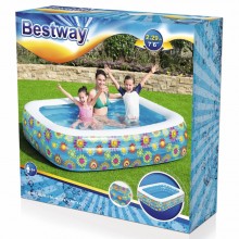 Bestway Piscina gonfiabile fuoriterra rettangolare bambini cm 229x152x56  54120
