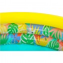 Piscina Rotonda Gonfiabile Fuoriterra 168x38cm Bambini Giardino 3 Anelli Bestway