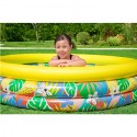 Piscina Rotonda Gonfiabile Fuoriterra 168x38cm Bambini Giardino 3 Anelli Bestway