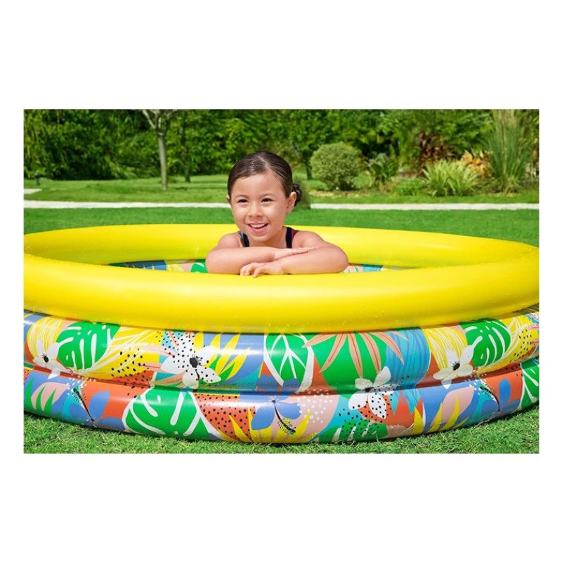 Bestway Piscina Rotonda Gonfiabile Fuoriterra 168x38cm Bambini Giar...