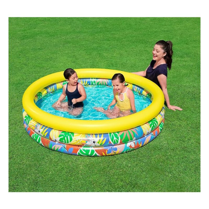 Bestway Piscina Rotonda Gonfiabile Fuoriterra 168x38cm Bambini Giar...