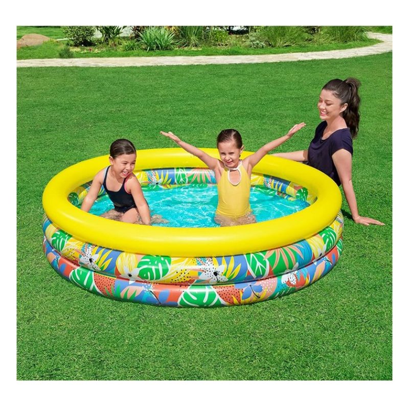 Bestway Piscina Rotonda Gonfiabile Fuoriterra 168x38cm Bambini Giar...