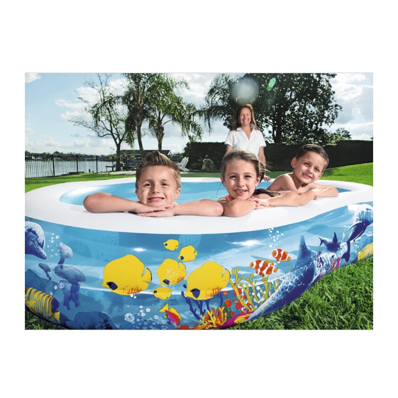 Bestway Piscina Gonfiabile Fuoriterra Bambini family Giardino 262x1...