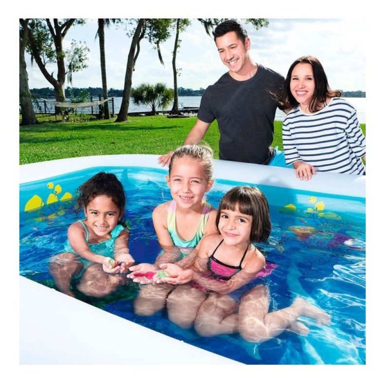 Bestway Piscina 3D gonfiabile giardino per bambini 262x175x51cm Bes...