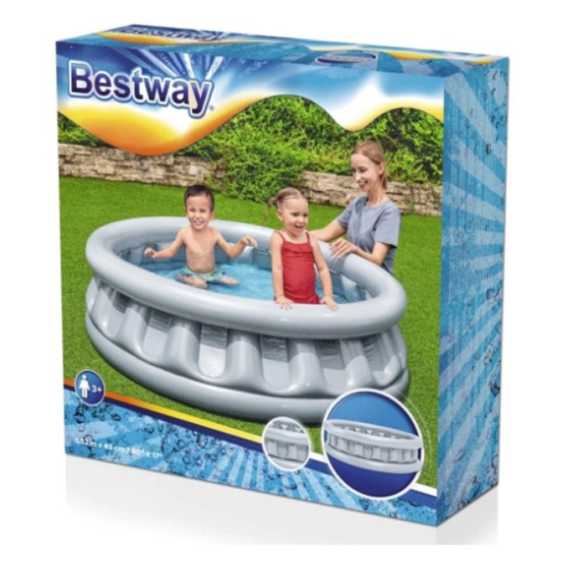 Bestway Piscina Gonfiabile Astronave SpaceShip Esterno Fuori Terra ...