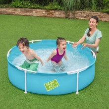 Piscina Fuoriterra tonda Rotonda Bestway 152x38 cm per bambini giardino fast set