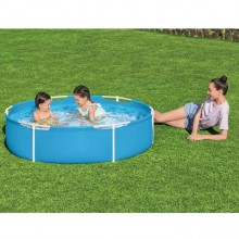 Piscina Fuoriterra tonda Rotonda Bestway 152x38 cm per bambini giardino fast set