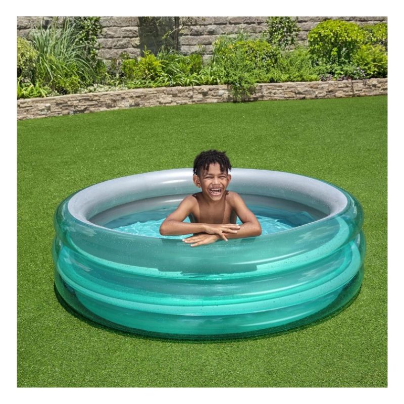 Bestway Piscina Gonfiabile Per Bambini 3 Anelli Vasca 170x53 cm Bes...