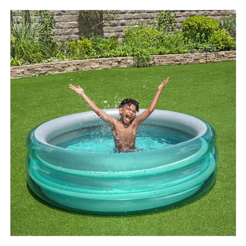 Bestway Piscina Gonfiabile Per Bambini 3 Anelli Vasca 170x53 cm Bes...