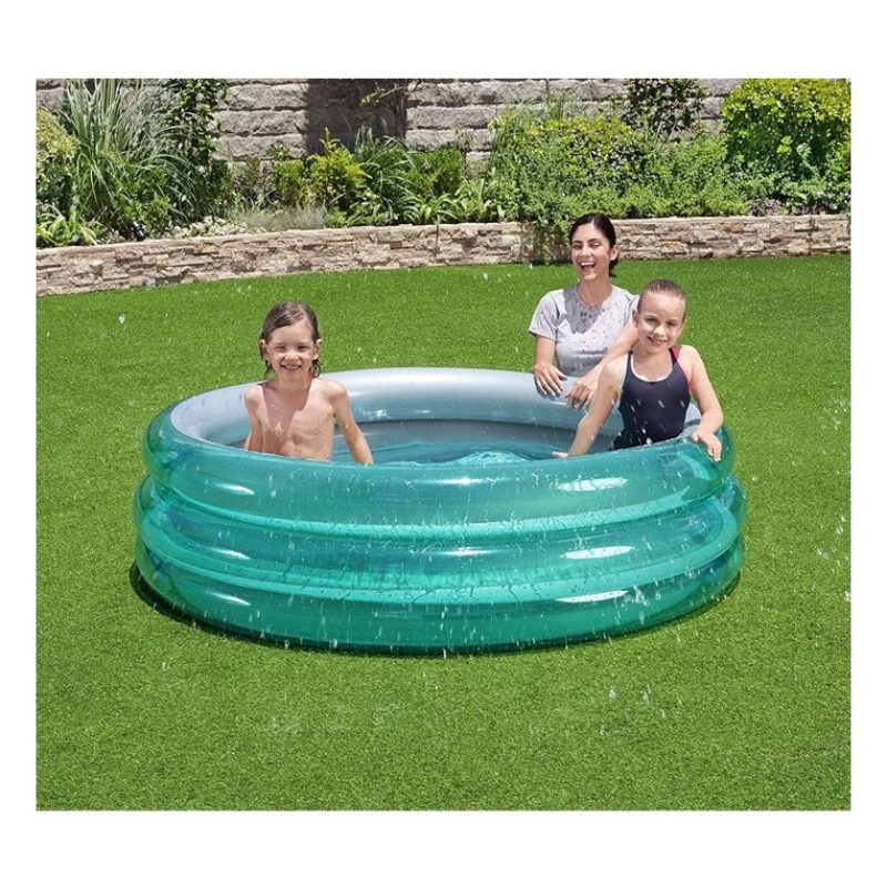 Bestway Piscina Gonfiabile Per Bambini 3 Anelli Vasca 170x53 cm Bes...