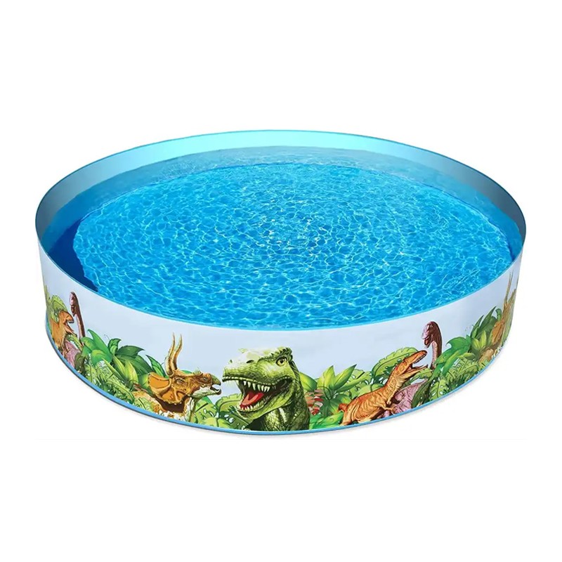 Piscina Rigida Fuoriterra Dinosauri Rotonda Diametro 244 cm da Giardino Bestway