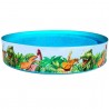 Bestway Piscina Rigida Fuoriterra Dinosauri Rotonda Diametro 244 cm...