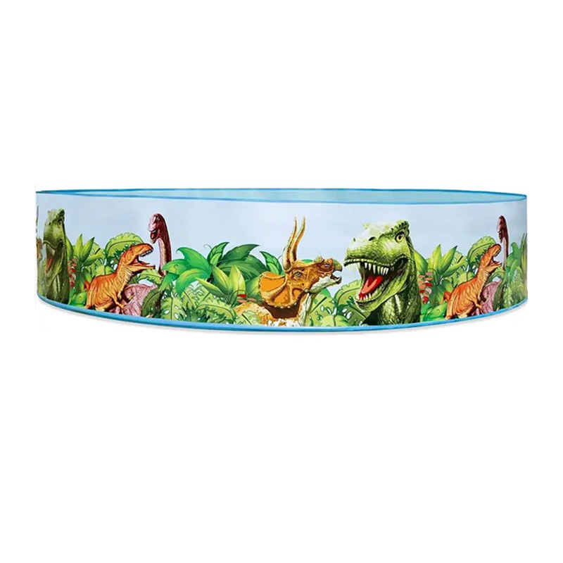 Bestway Piscina Rigida Fuoriterra Dinosauri Rotonda Diametro 244 cm...