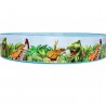 Bestway Piscina Rigida Fuoriterra Dinosauri Rotonda Diametro 244 cm...