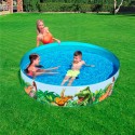 Piscina Rigida Fuoriterra Dinosauri Rotonda Diametro 244 cm da Giardino Bestway