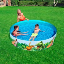 Piscina Rigida Fuoriterra Dinosauri Rotonda Diametro 244 cm da Giardino Bestway