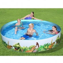 Piscina Rigida Fuoriterra Dinosauri Rotonda Diametro 244 cm da Giardino Bestway