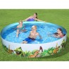 Bestway Piscina Rigida Fuoriterra Dinosauri Rotonda Diametro 244 cm...