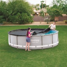 Bestway Telo copertura copri per piscina rotonda piscine Power Steel 427cm 58248