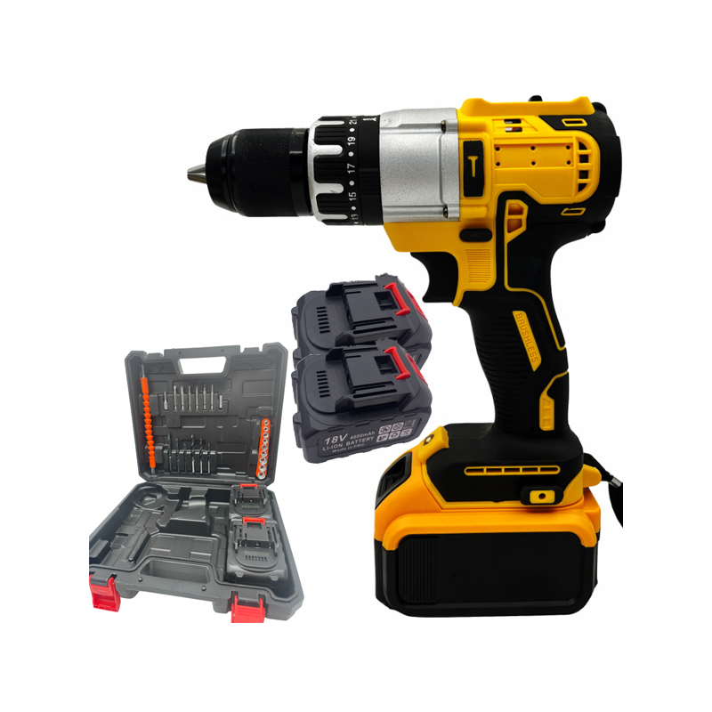 Trapano Avvitatore a Batteria Percussione Brushless 1200W 13mm Mandrino Metallo