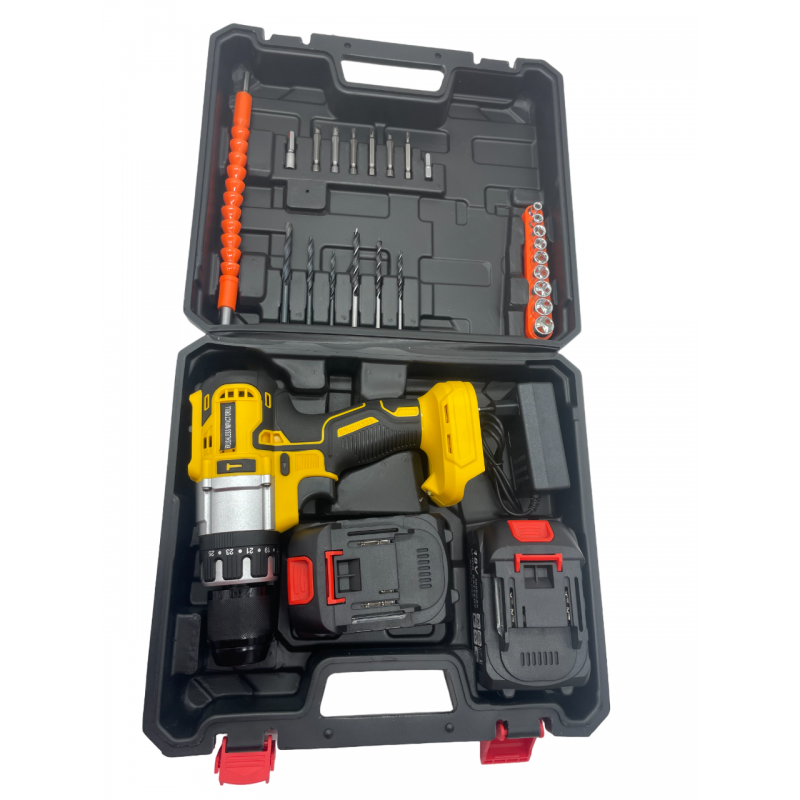 Trapano Avvitatore a Batteria Percussione Brushless 1200W 13mm Mand...