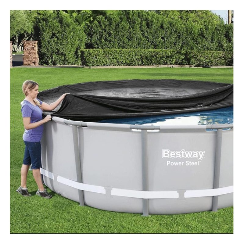 Bestway Telo Copripiscina in PVC Copertura per Piscina Tonda Rotond...