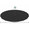 Bestway Telo Copripiscina in PVC Copertura per Piscina Tonda Rotond...