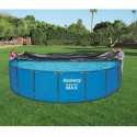 Telo Copripiscina in PVC Copertura per Piscina Tonda Rotonda Fuoriterra 549 cm