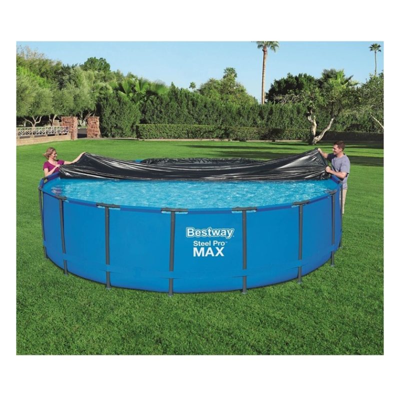 Bestway Telo Copripiscina in PVC Copertura per Piscina Tonda Rotond...