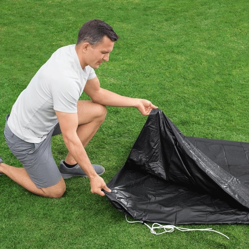 Bestway Telo Copripiscina in PVC Copertura per Piscina Tonda Rotond...