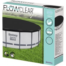 Telo Copripiscina in PVC Copertura per Piscina Tonda Rotonda Fuoriterra 549 cm