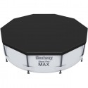 Telo Copripiscina in PVC Copertura per Piscina Tonda Rotonda Fuoriterra 305 cm