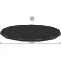 Bestway 58292 Telo di Copertura per Piscina da 396 cm e Hydrium da 360 x 120 cm