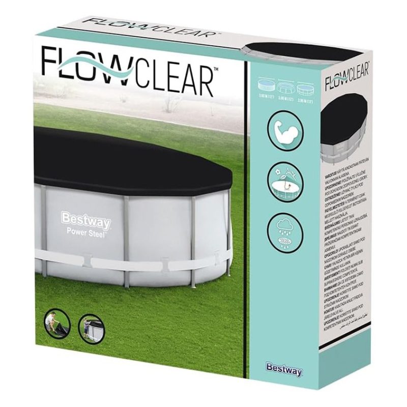 Bestway Bestway 58292 Telo di Copertura per Piscina da 396 cm e Hyd...
