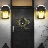 Driwei Faretto da esterno Led con pannello solare ricaricabile sens...