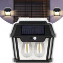 Faretto da esterno Lampada led ad energia solare ricaricabile sensore movimento