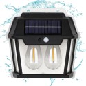 Faretto da esterno Lampada led ad energia solare ricaricabile sensore movimento