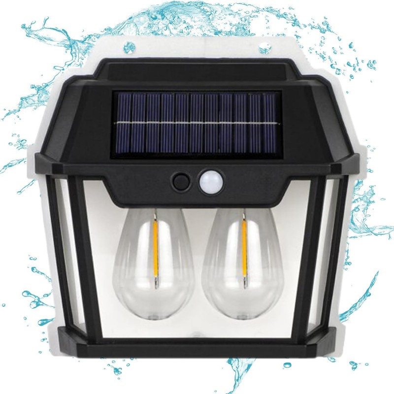 Driwei Faretto da esterno Lampada led ad energia solare ricaricabil...