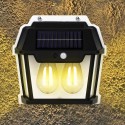 Faretto da esterno Lampada led ad energia solare ricaricabile sensore movimento
