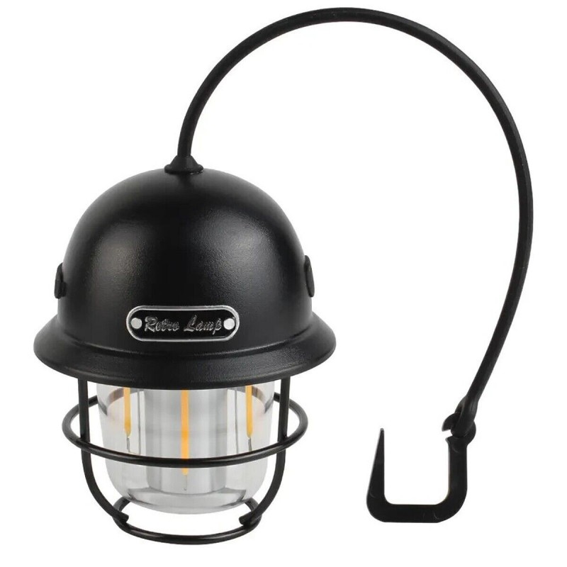 Driwei Lampada da campeggio LED retrò portatile dimmerabile ricaric...
