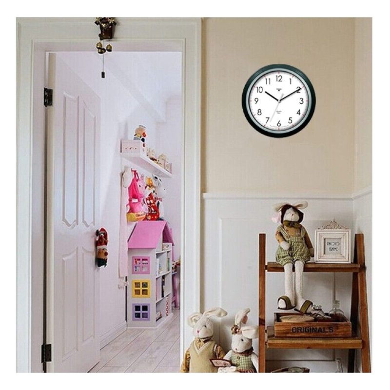 Virtime Orologio da parete cucina casa 23cm sweep silenzioso tondo ...