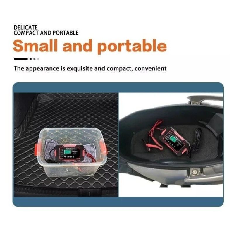 Allpress Caricabatteria per auto 12V 3A 5A 6A Carica automatico int...